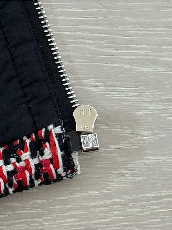 Maje Paris Romane Tweed Dress Full Zip Long Sleeve - Size 34 - Picture 10 of 12